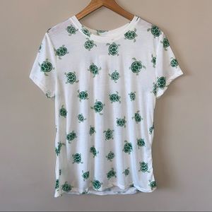 Cold Crush Sea Turtle Graphic Tee Shirt